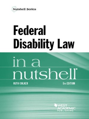 Federal Disability Law in a Nutshell - ebook